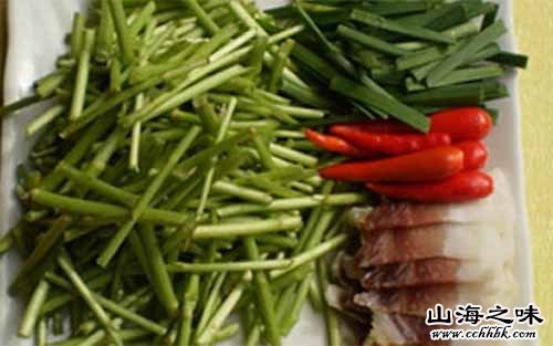 藜蒿炒腊肉