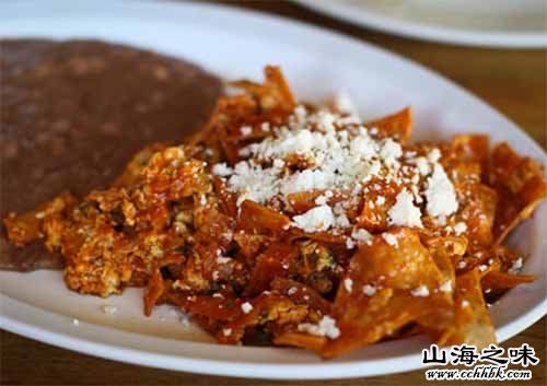 Chilaquiles 玉米片－墨西哥黑西哥州