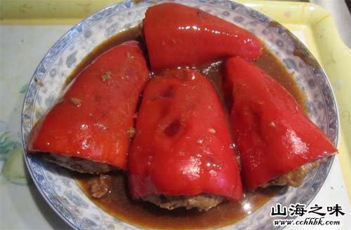 红椒酿肉－海南省东方市